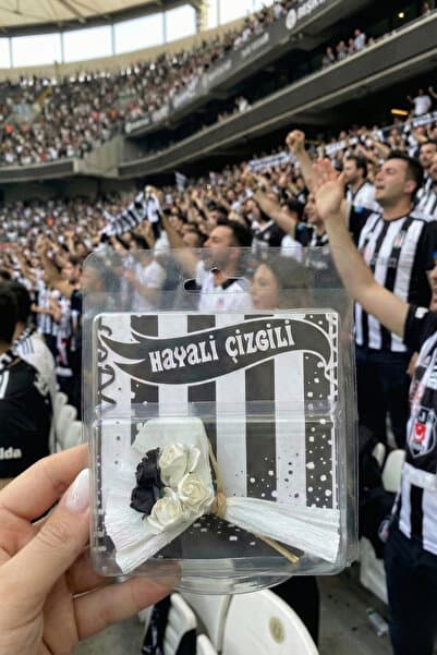 Siyah Beyaz Aşkı | Taraftarlara Özel Mini Buket – El Yapımı Dekoratif Hediye